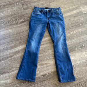 Fashion Nova Bootcut Jeans Womens Size 11 Dark Wash Stretch